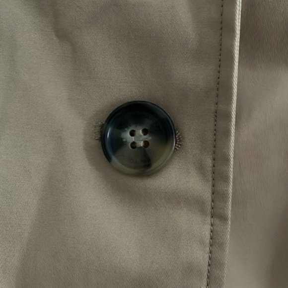 Donna Karan Women's Double-breasted Hooded Trench Coat - Picture 10 of 11